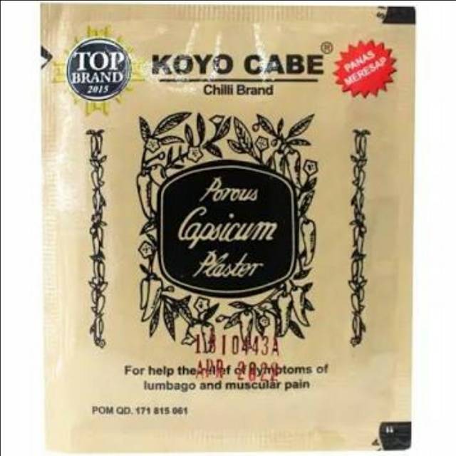 Koyo Cabe sachet (isi 10Lembar)