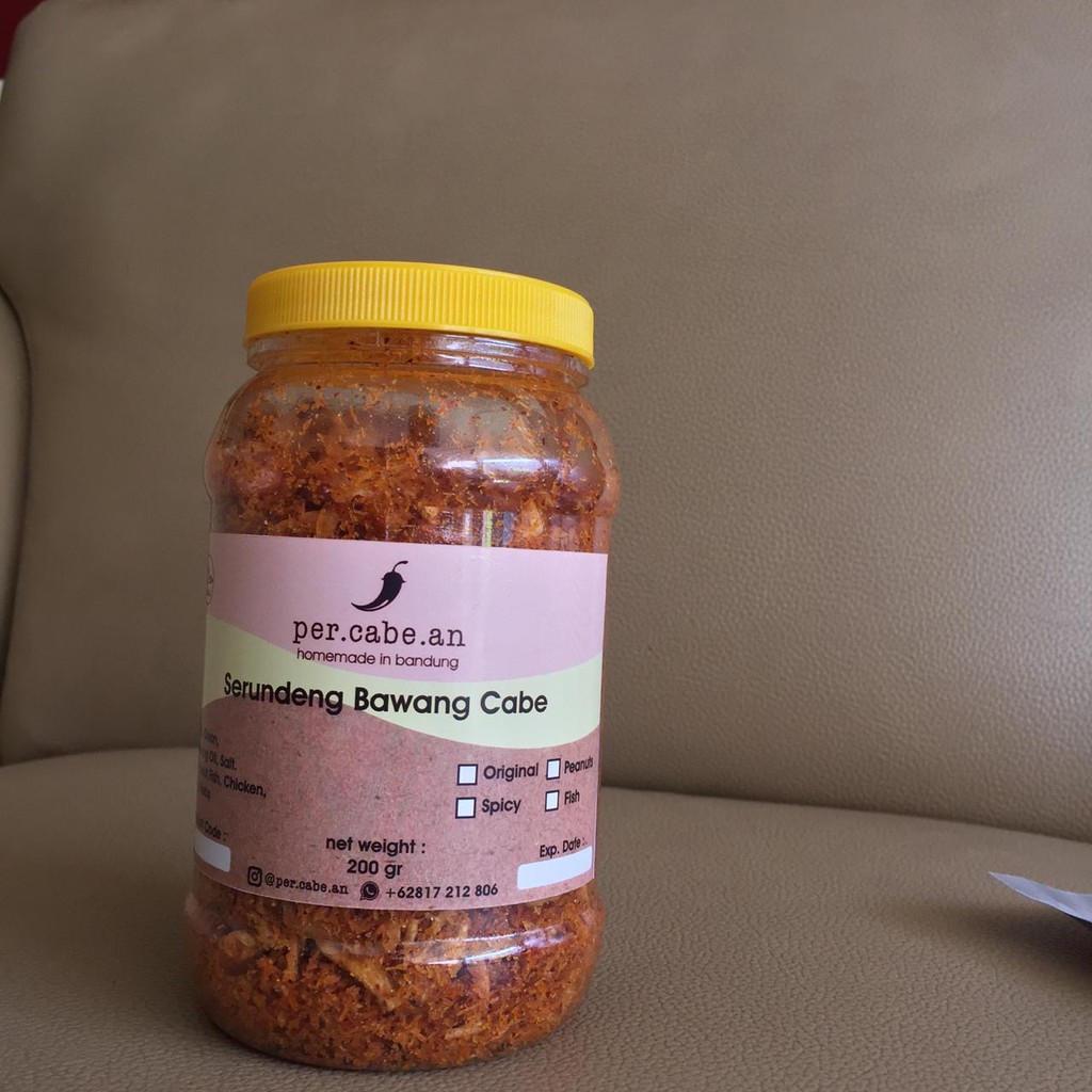 

Serundeng Kacang Bawang Pedes