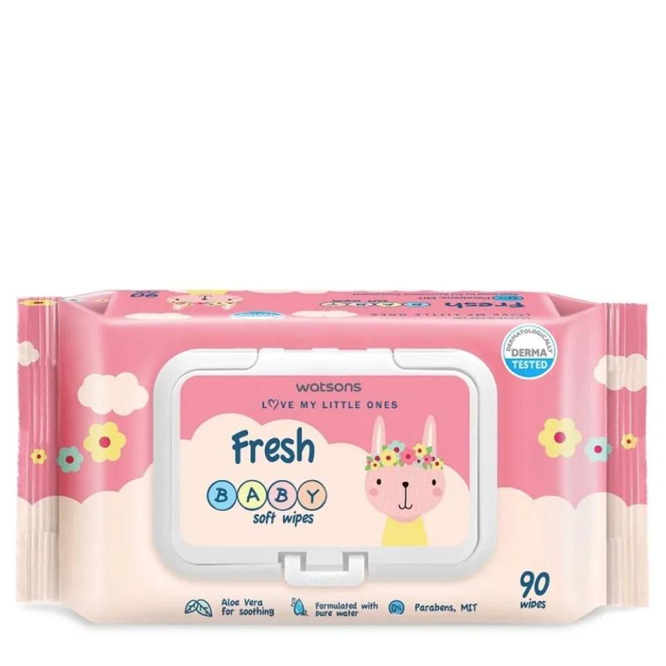 Tissue basah Watsons Hand &amp; Mouth baby wipe 90 wipes