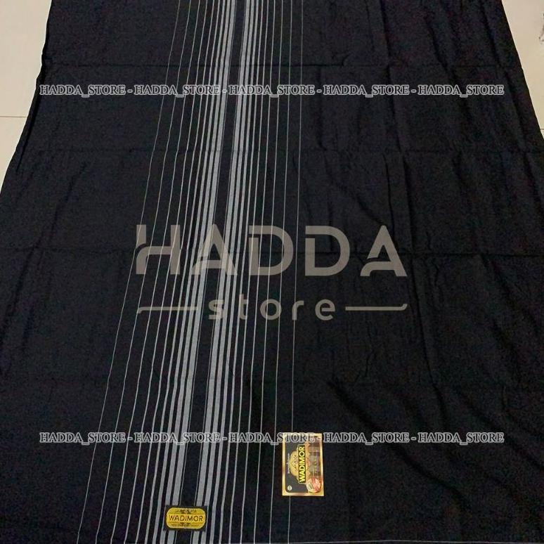 Sarung Wadimor Polos Hitam Non Tumpal - Gold | Asli 100% | Sarung Polos Warna Lengkap | Sarung Dewas