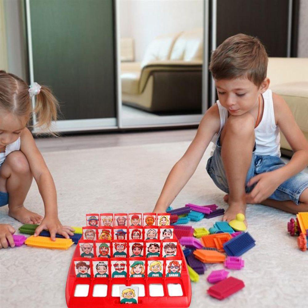 Quinton Who Is It Board Game Desktop Klasik Orang Tua-Anak Interaktif Catur Dan Kartu Mainan Puzzle Rekreasi Pesta