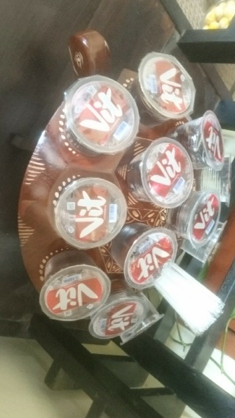 Tempat Aqua Model Kura Kura Dari Kayu Jati