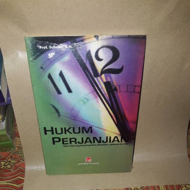 Hukum perjanjian - subekti