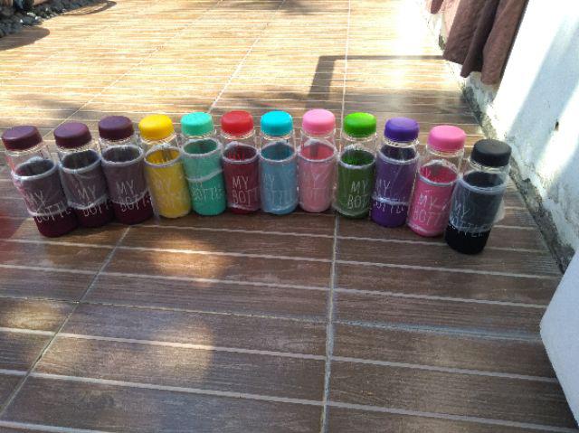 Mbo - [1kg = 12 Pcs] My Bottle Bening Berlogo bpa Free Free Pouch Busa Warna