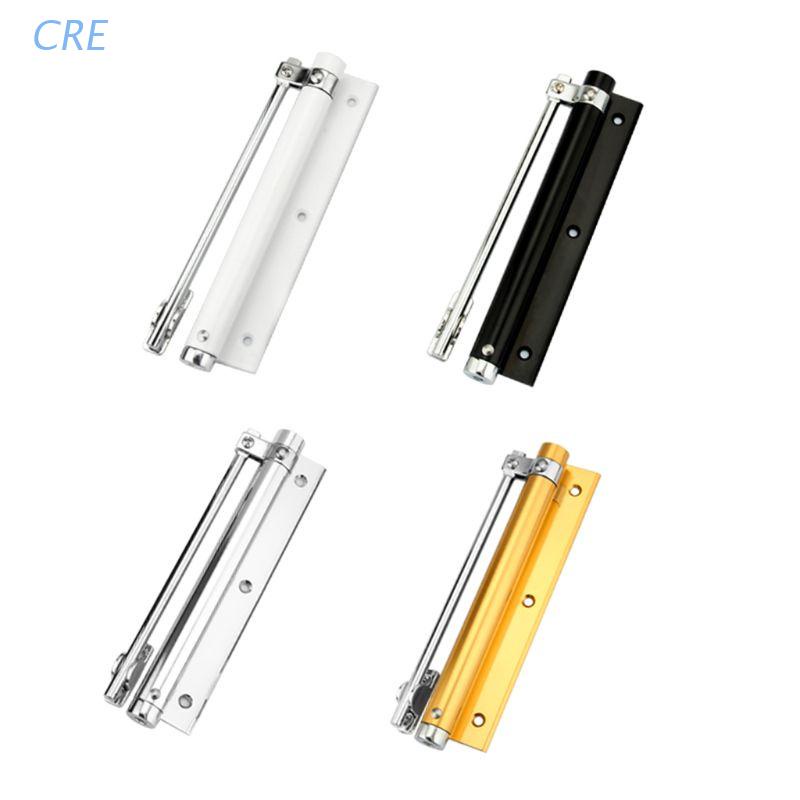 CRE  Home Automatic Self Closing Hinge Door Closer Single Spring Adjustable Lightweight Silent Without Buffering Surface Mounted Fire Rated Door Parts