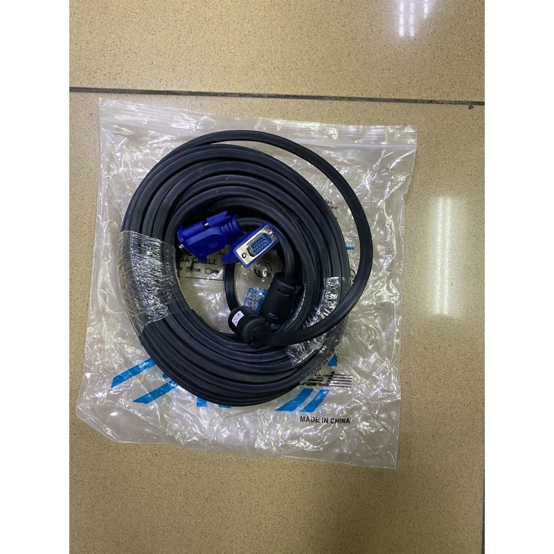 Kabel VGA 10M Male Gold Plate 3+4 Cable VGA 10 Meter