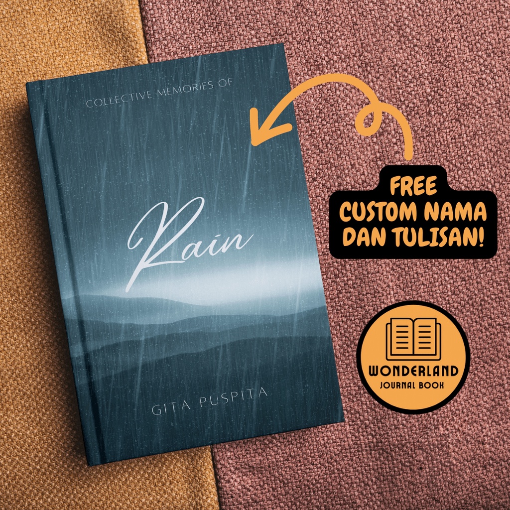 

Buku Tulis Jurnal Notebook Notes Aesthetic Garis Dotted Polos A5 Hardcover Custom Wonderland Journal 67