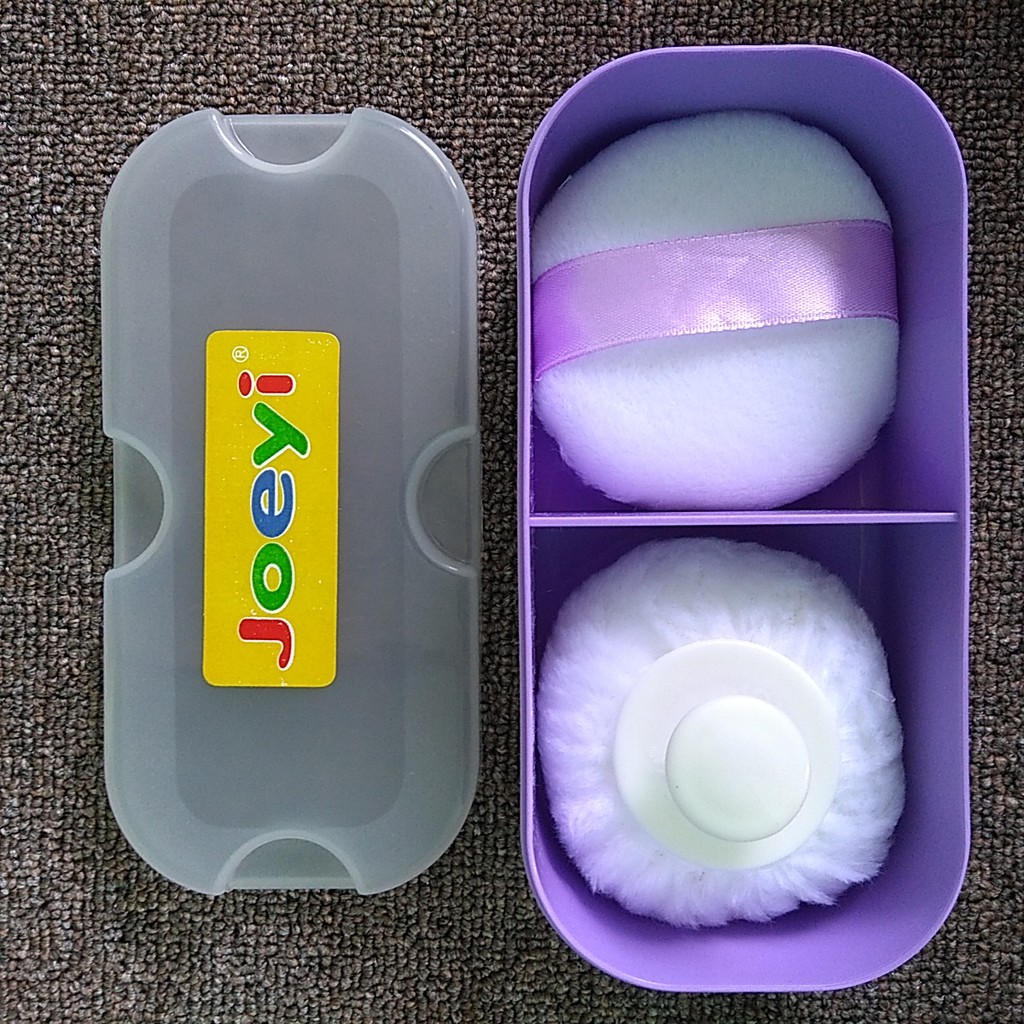 Joeyi Tempat Bedak Bayi Double 2in1 Anti Pecah