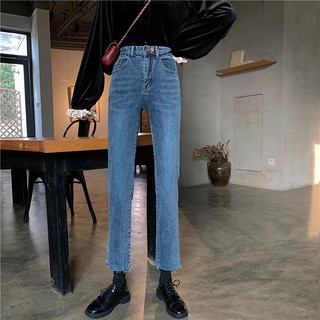  Celana  Panjang  Model  High Waist Lurus  Gaya Korea untuk 