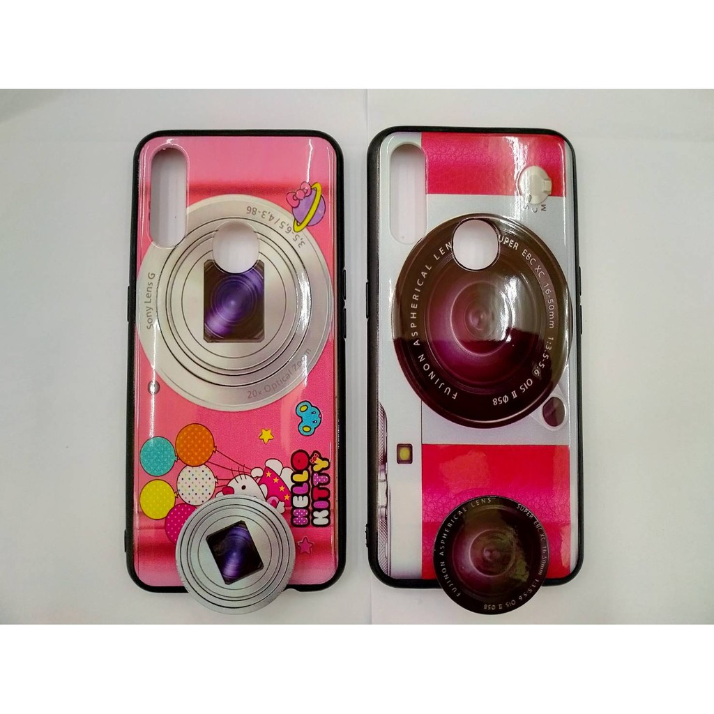 Casing OPPO A8 / A31 Case Fuze Casing Camera GRATIS Popsocket Karakter Lucu