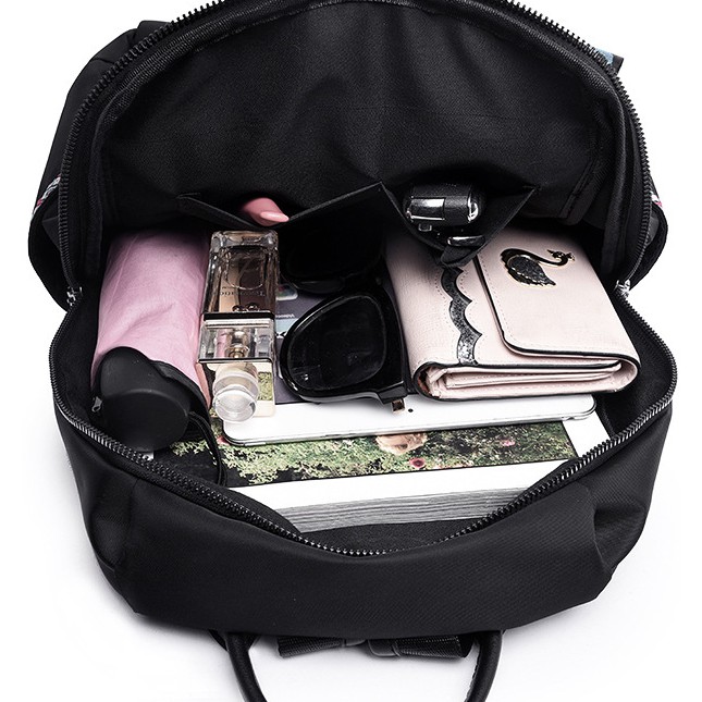 BJ42228 - BLACK/GRAY/RED TAS RANSEL BACKPACK PUNGGUNG NYLON TAS WANITA FASHION IMPORT MODIS ELEGAN TERMURAH TERLARIS TERBARU BAGSTORE JAKARTA TAS BATAM VC89466 DJ2727 LT1388 EL692 BQ2228 JTF1079 KPC8918 CR7009