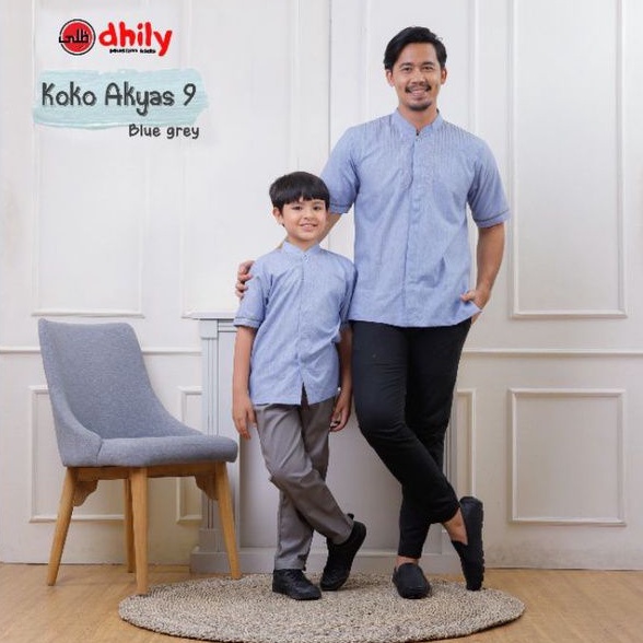 KOKO COUPLE ANAK AYAH | akyas 9 by dhily | baju koko couple, koko anak