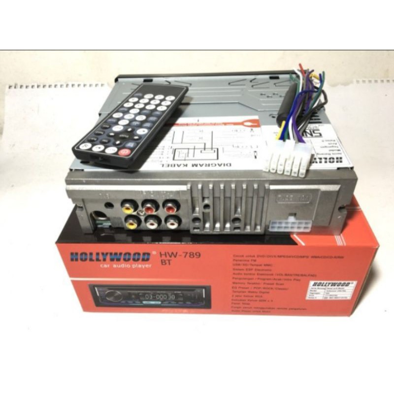 DVD mobil singledin HOLLYWOOD HW-789 USB-SD CARD-FM-MMC-BLUETOOTH