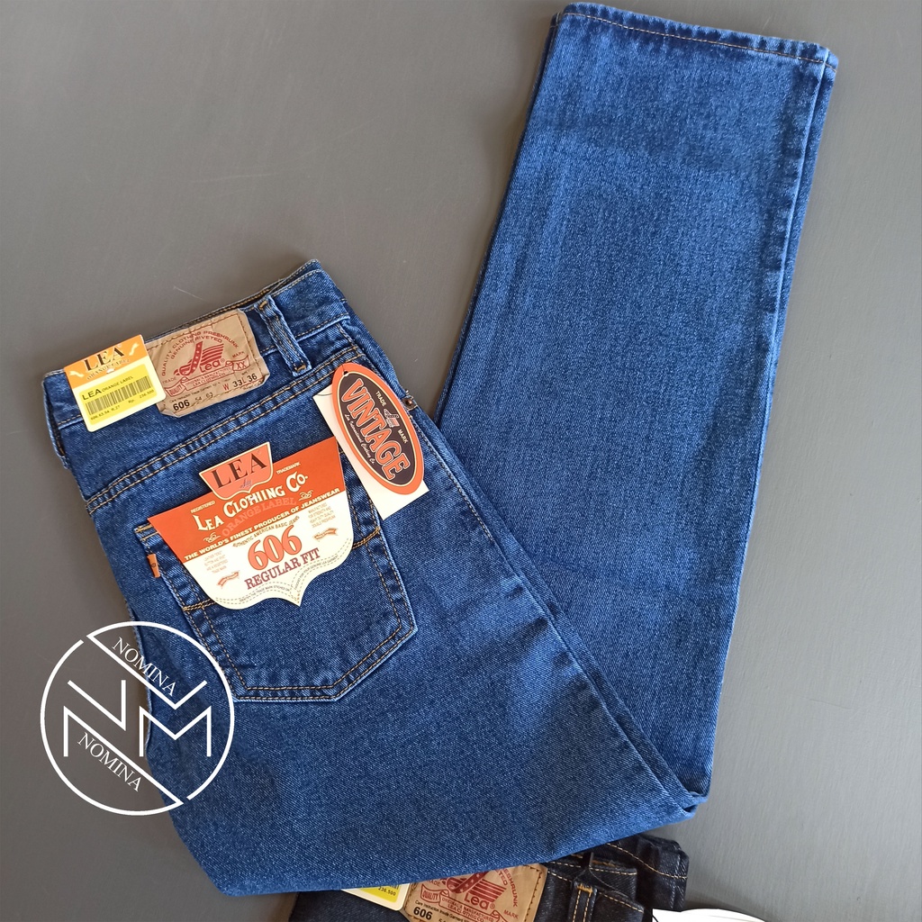 celana jeans lea 606 standar /celana jeans pria standar