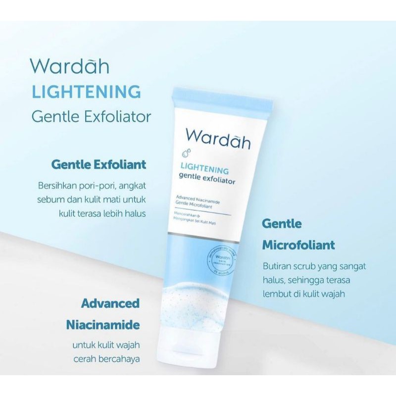 Wardah Lightening gentle exfoliator facial scrub