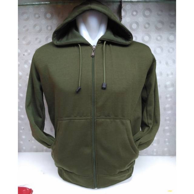 HOODIE JUMPER RESLETING POLOS BAHAN COTTON FLEECE TEBAL