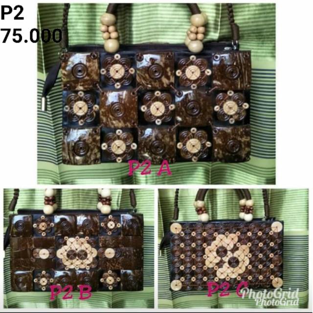 Tas batok /tas tempurung kelapa