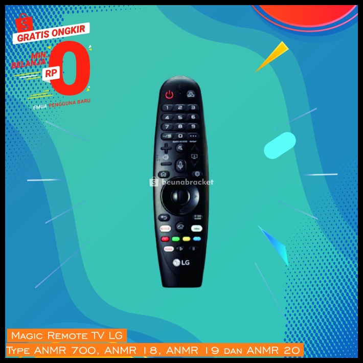 Remote Tv Magic Remote Lg 100% Ori Best Seller Remot Tv Lg Type Anmr18 Anmr19 Anmr20 Magic Remote