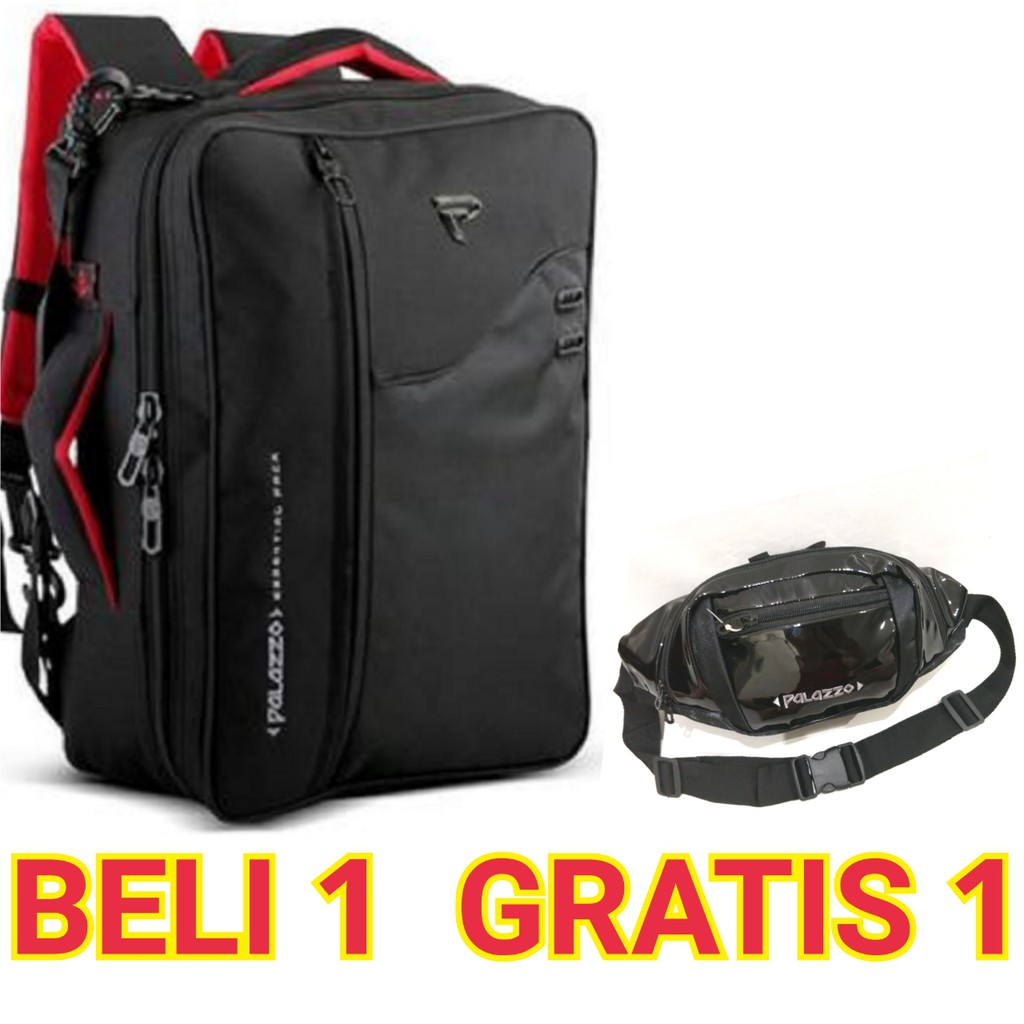 Promo Beli 1 Gratis 1 Beli Tas Multi Fungsi Gratis Tas Waist Bag Palazzo