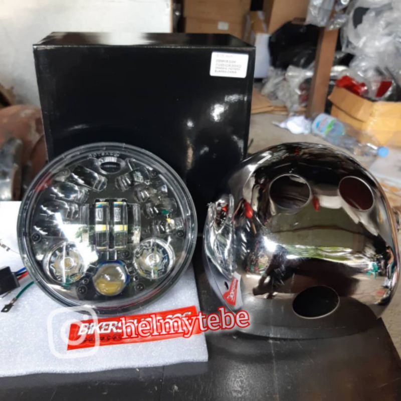 LAMPU DAYMAKER 16 LED set BATOK VANVAN MENTAH CROM