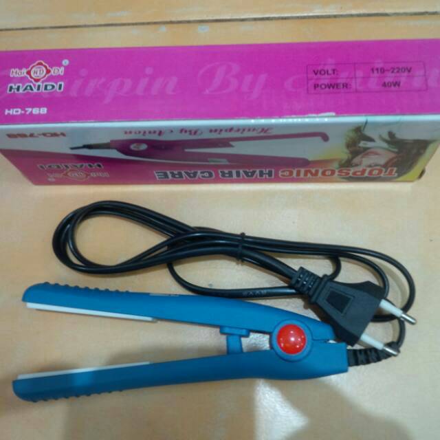 Catok Mini Haidi/ Catok Rambut Mini Murah/ Catokan Mini Murah 10 PCS