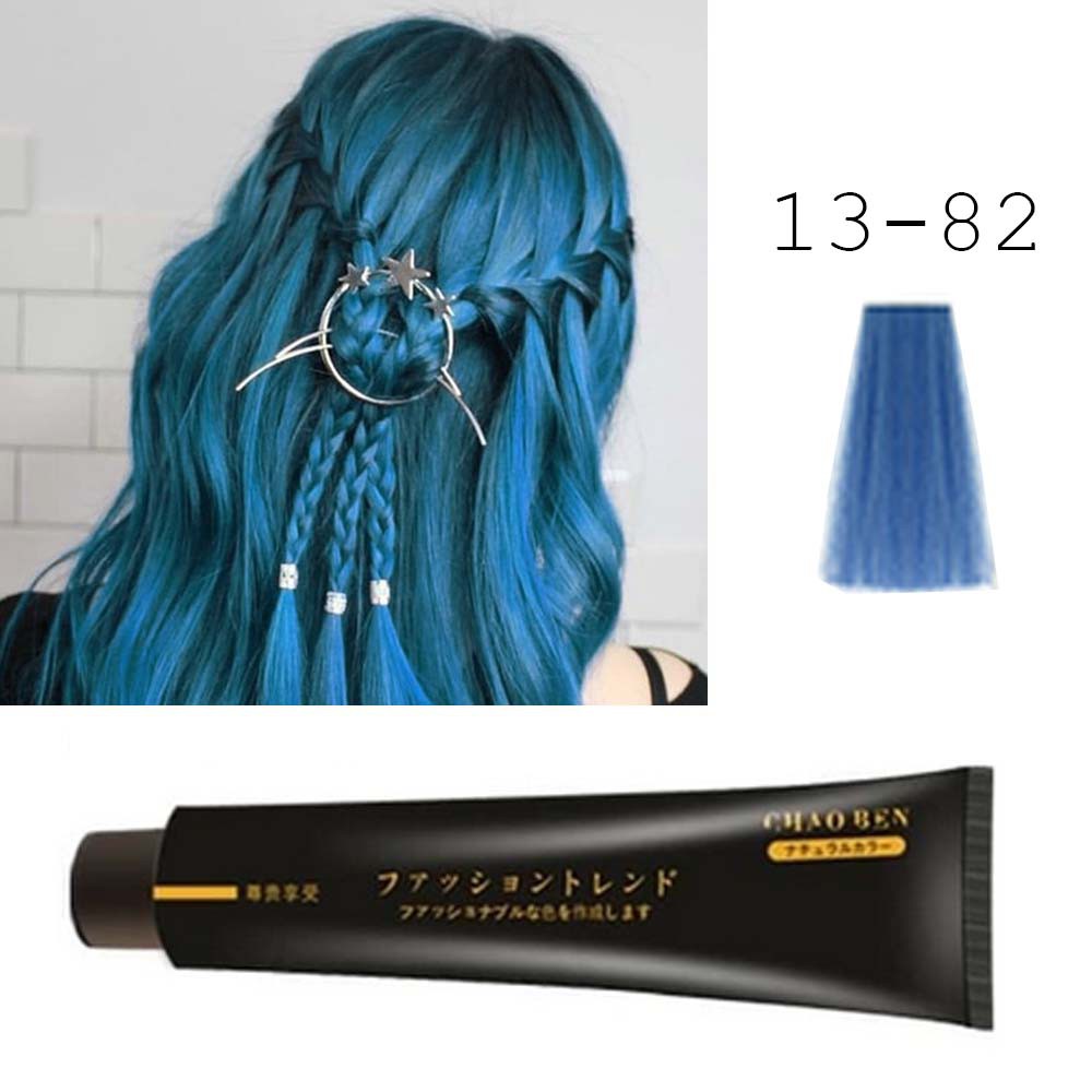 CHAOBEN 13-82 TURQOUISE Hair Color Cream Cat Rambut Tosca Biru