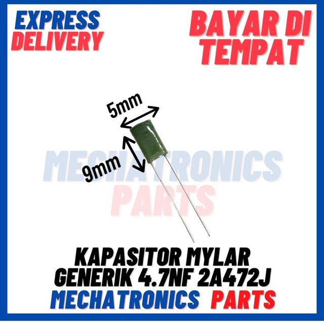 [PAS-9294] KAPASITOR MYLAR GENERIK 4.7nF 2A472J