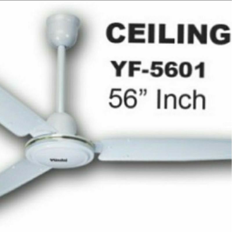 kipas Angin ,  5601 , Ceilingfan , Kipaa Angin Gantung ,  Kipas Flafon , Besi  , 56 inch