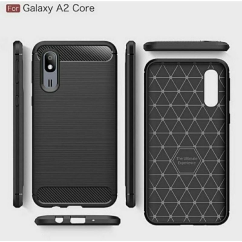 Samsung A01 A02 core soft case silikon carbon