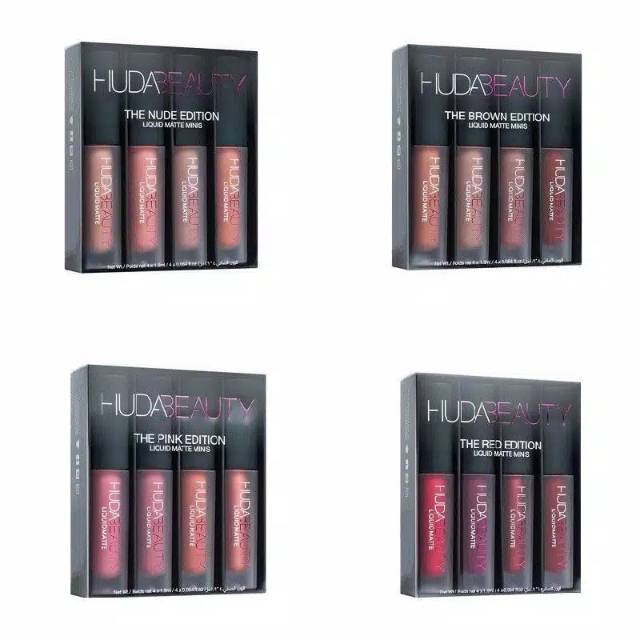 Huda Beauty 4 in 1/(1 Box) Huda lipstick
