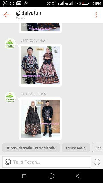 Ms Sarimbit Gamis Batik Manuk Berduri Couple Super Jumbo