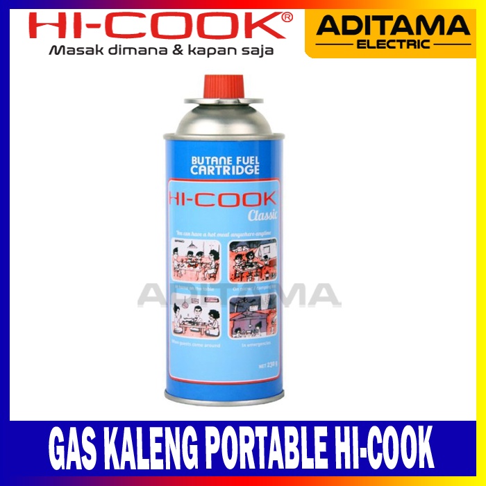 HI-COOK HICOOK GAS KALENG PORTABLE 230GRAM