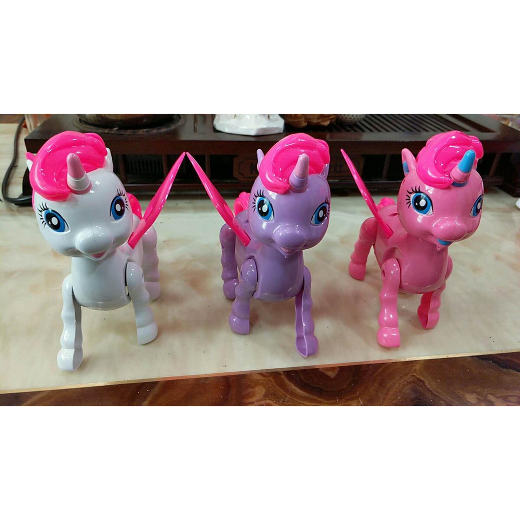UNICORN BERJALAN+MUSIK // MAINAN ANAK KUDA PONY BERJALAN