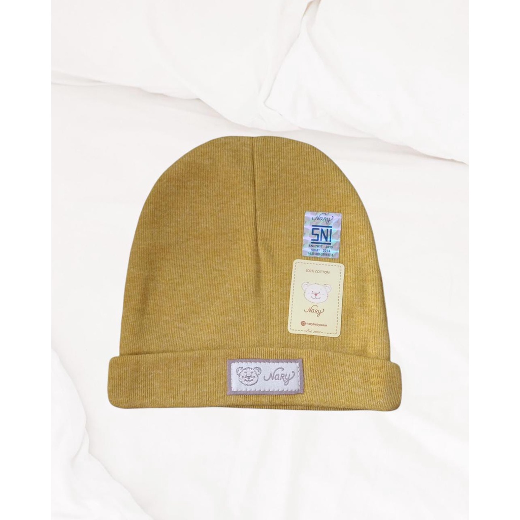 NARY Beanie Topi Bayi  Newborn Nature Series