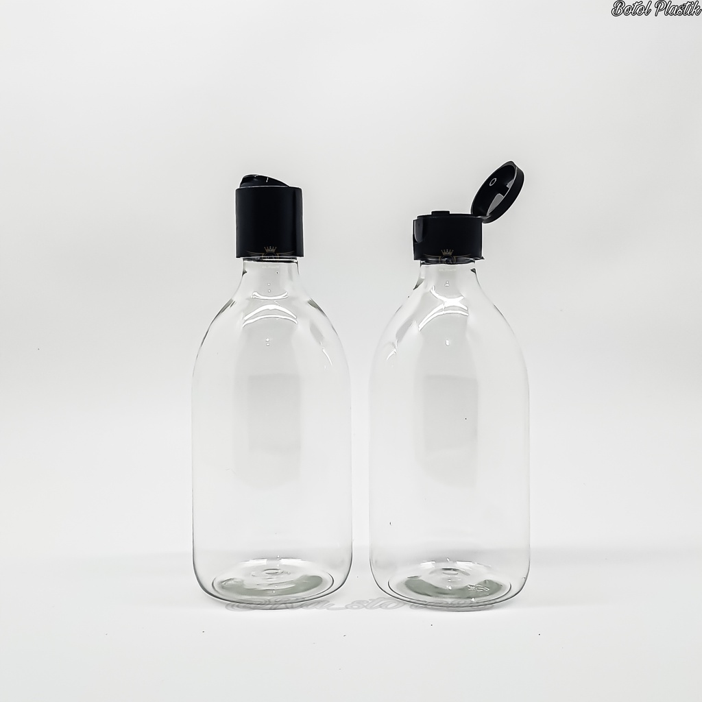 Botol 300ml Scarlett Fliptop Presstop Kosong Bening Botol 300Ml Clear Scarlett Murah Berkualitas