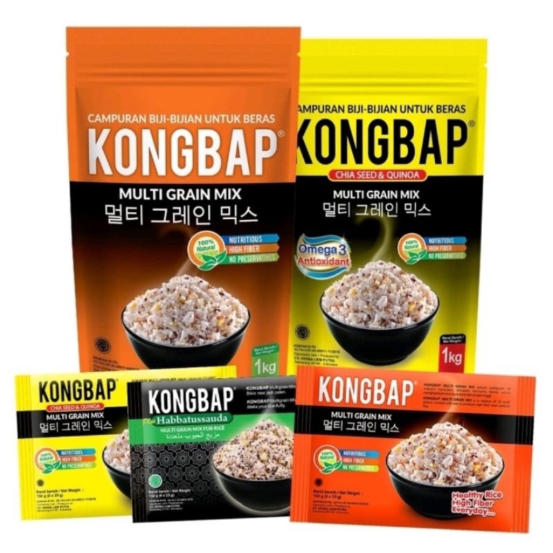 

Kongbap Multigrain Mix Beras Organik 1 Kg