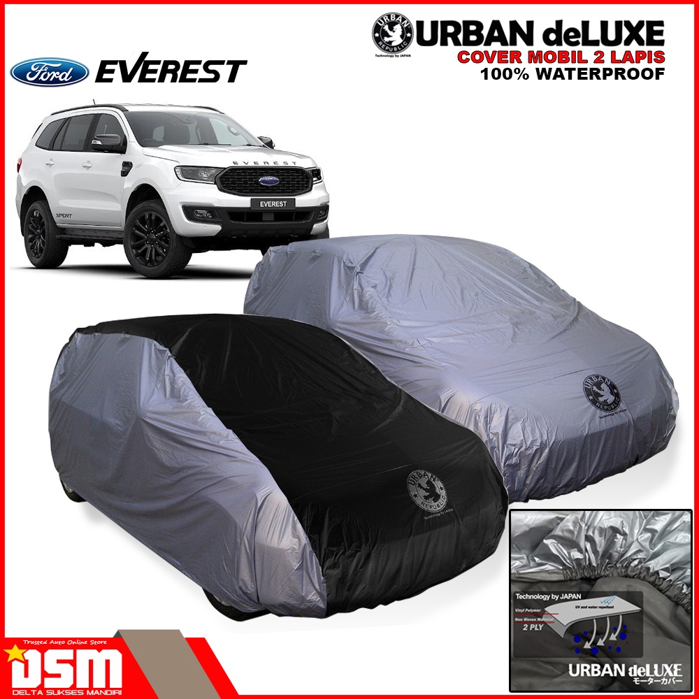 Urban Deluxe Cover Mobil 2 Lapis Ford Everest / 100% Waterproof Dan Anti Gores