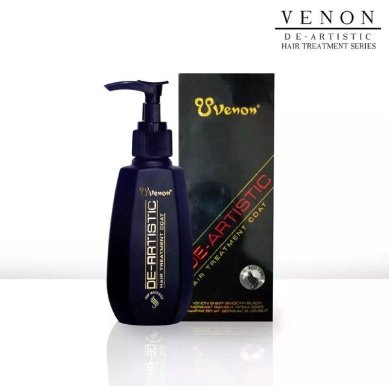 VENON HAIR TREATMENT HITAM 160ML - VENON HITAM VITAMIN RAMBUT