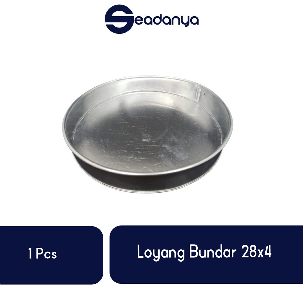 

Loyang Bundar 28x4-Loyang Bundar/Loyang Bentuk Bundar/Loyang Bulat/Loyang Ukuran 28x4/Loyang Bundar Terlaris/Loyang Bundar Termurah