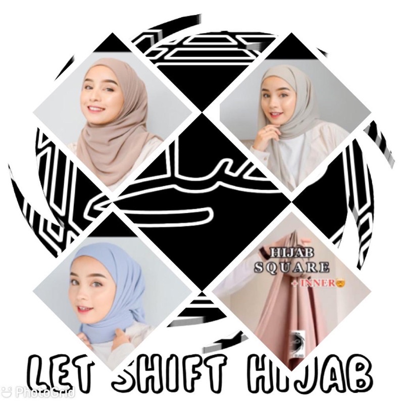 TERMURAH HIJAB SEGI EMPAT INSTAN / HIJAB SEGI EMPAT 2in1 PLUS INER/ HIJAB SEGI EMPAT INER CERUTY BABY DOLL