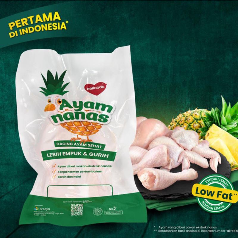 

BELFOOD AYAM NANAS PARTING 9 UKURAN BESAR