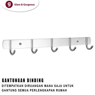 Gantungan Baju Handuk belakang Pintu Kamar Mandi Serbaguna Gantungan Baju Handuk belakang Pintu Kamar Mandi Serbaguna