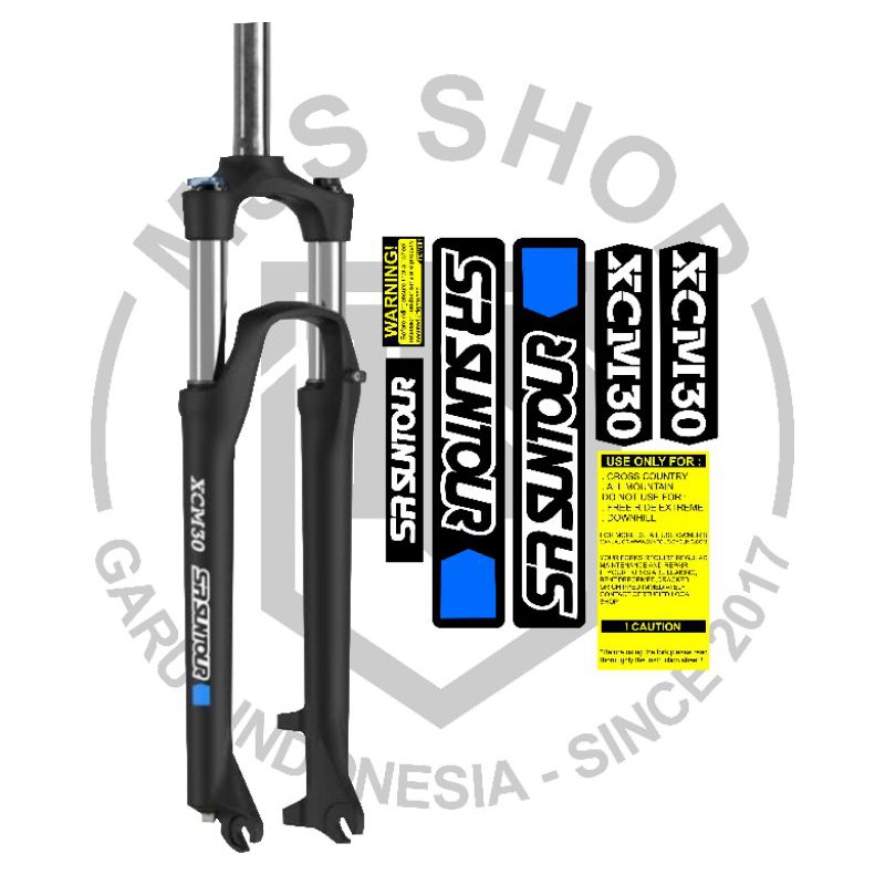 sticker decal fork MTB suntour xcm 30 new