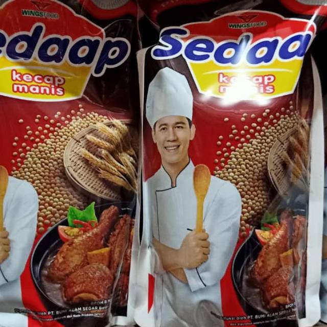 

Kecap sedap 570 ml Refill per pcs