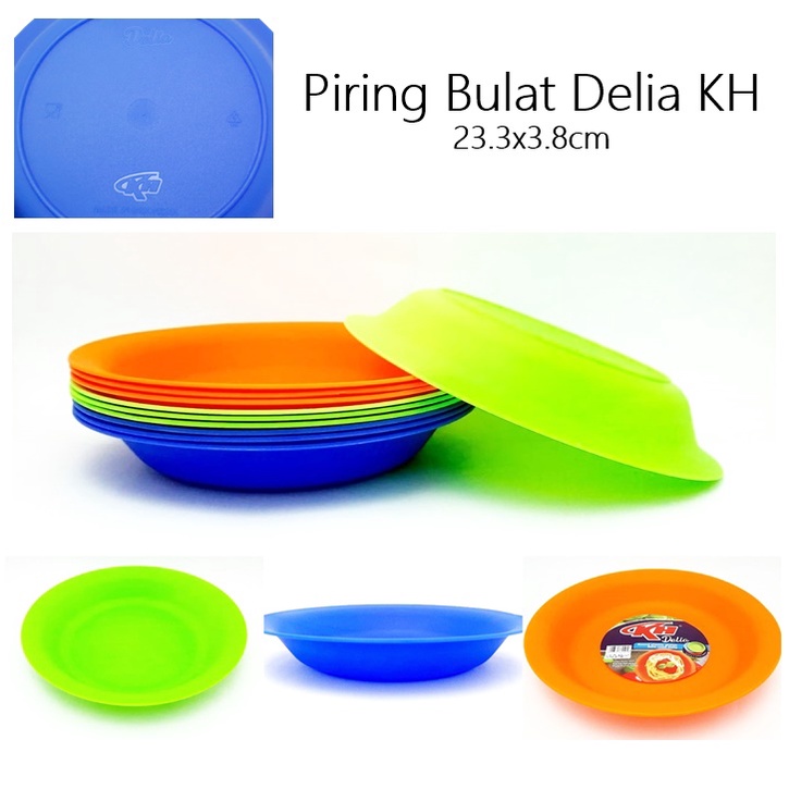 Piring Bulat Delia KH 9.5 Inch (23.5cm)