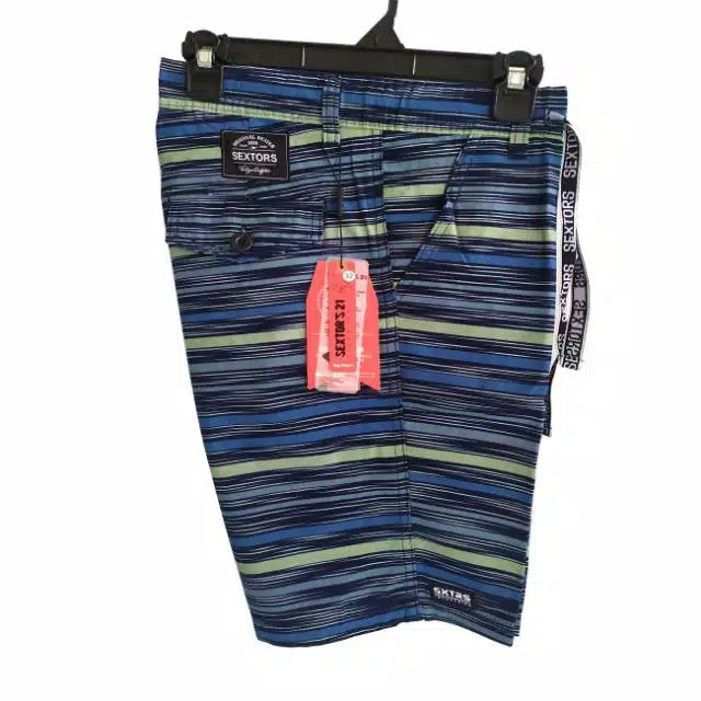 [Harga Grosir] Celana Chino Pendek surfing distro Pendek Salur Sextors Kain motif