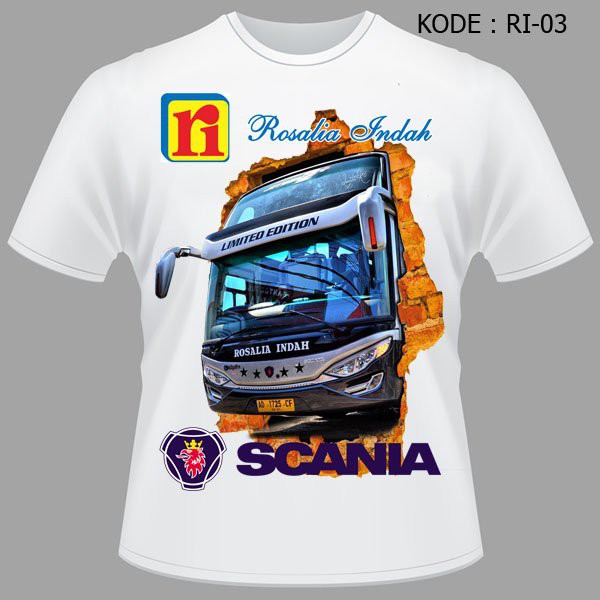 Kaos Bis Rosalia Indah SHD, Scania, Bus, Jetbus, Bmc, Bismania, Bismania Comunity, Bis Mania Ri-03