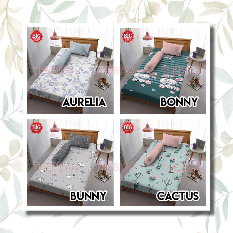 Sprei KINTAKUN 120x200 motif Spongebob Puzzle Aurelia Fleur Kenzo Caroline Albany Aalborg Agnesia Braxley Brenda Paul Graciela Victor Arnita 120 Single SP