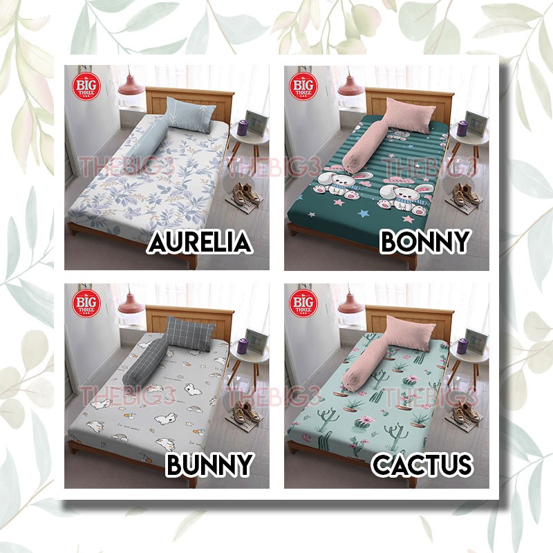 Sprei 120x200 KINTAKUN motif Abel Fiji Arnita Braxley Eva Hannah Molino - Single 120 SP bunga dewasa