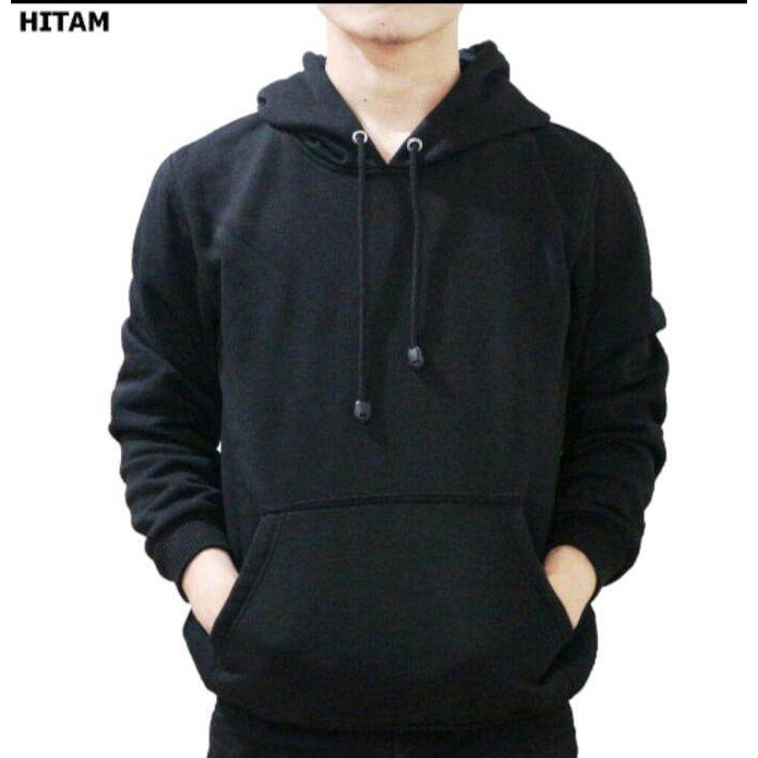 hoodie anak hitam polos pria wanita sweater anak pria wanita jaket anak pria wanita